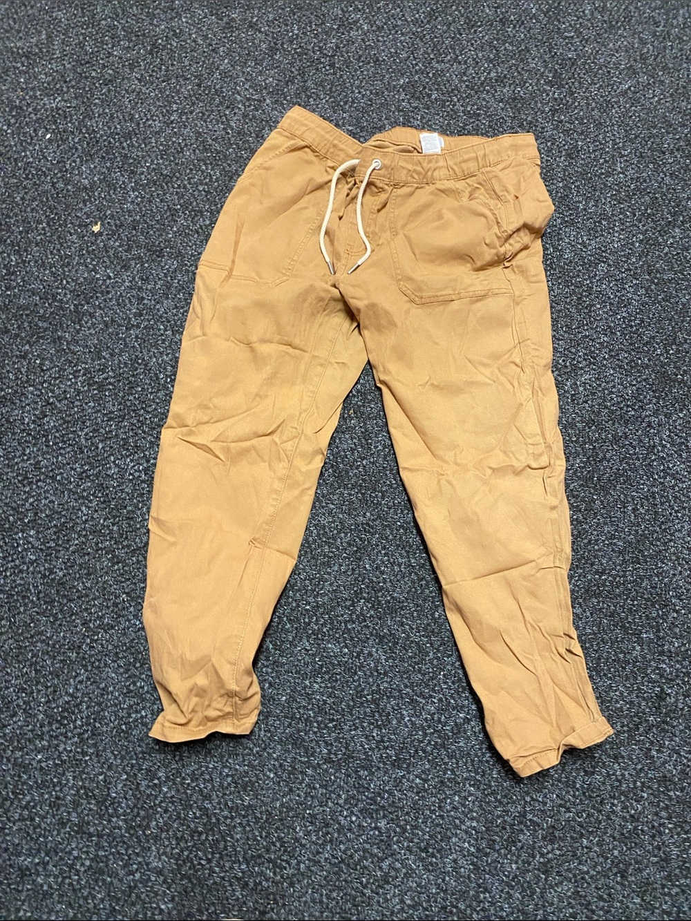 Time and Tru Women's Drawstring Jogger Pants - Brown